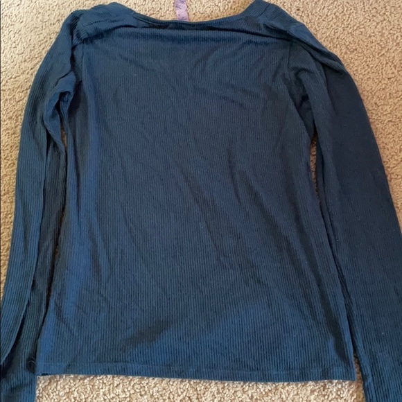Long sleeve Blue Alya Botton top (Francesca) - Picture 2 of 3